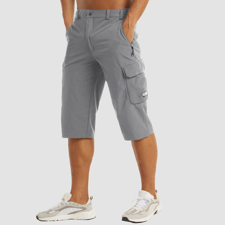 Evelyn | Stylish Men's Stretch Cargo Shorts With Utility Pockets