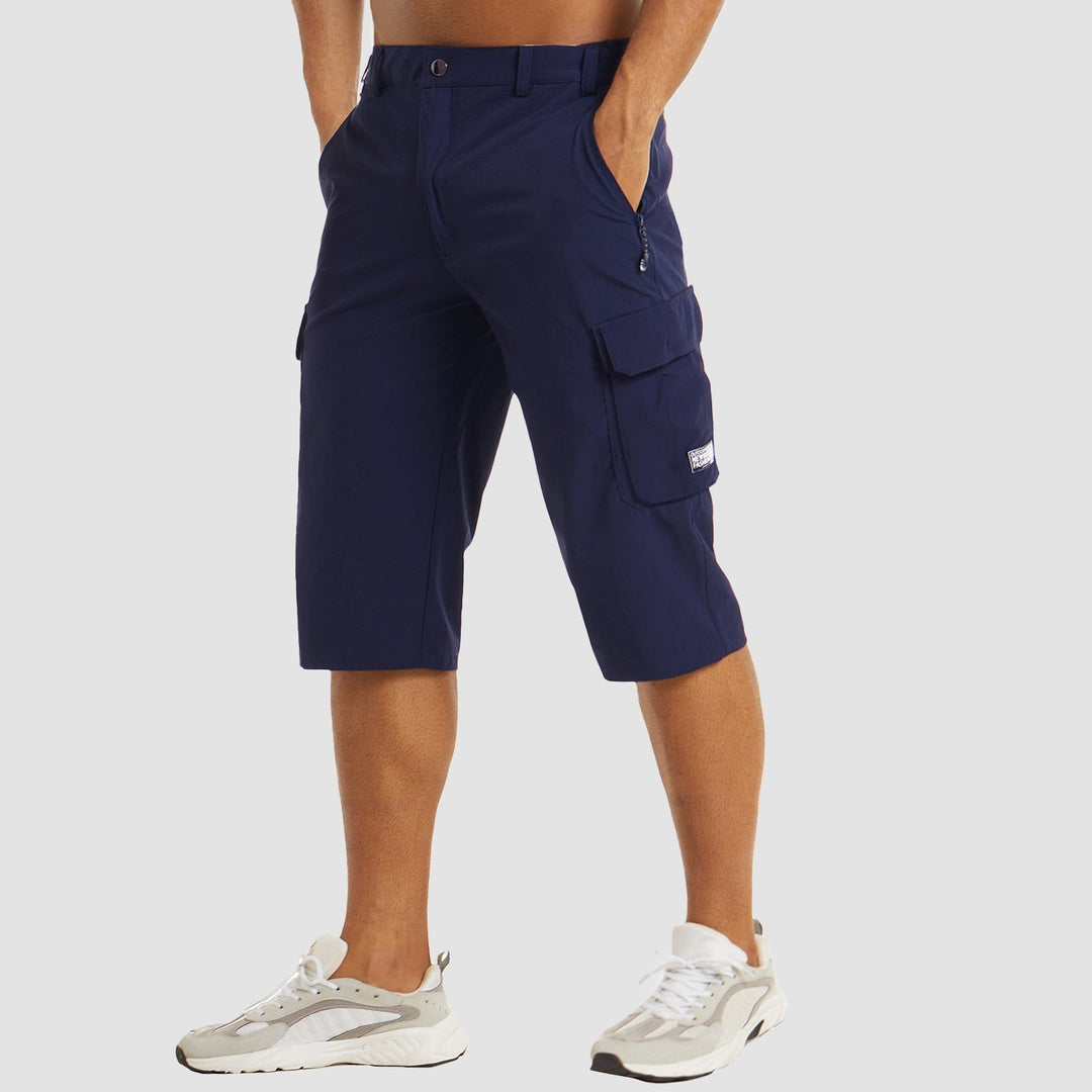 Evelyn | Stylish Men's Stretch Cargo Shorts With Utility Pockets