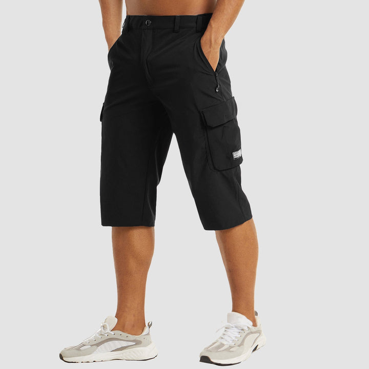 Evelyn | Stylish Men's Stretch Cargo Shorts With Utility Pockets
