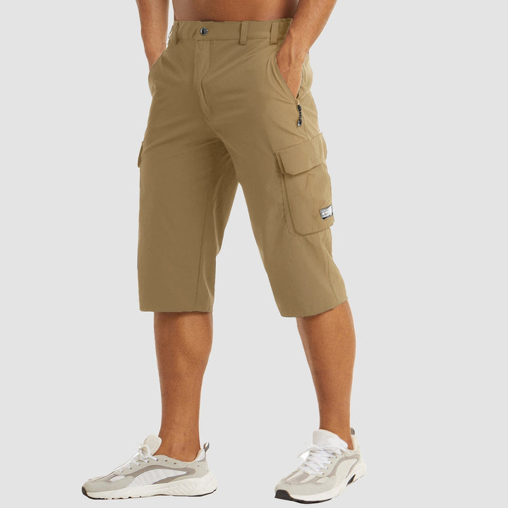 Evelyn | Stylish Men's Stretch Cargo Shorts With Utility Pockets