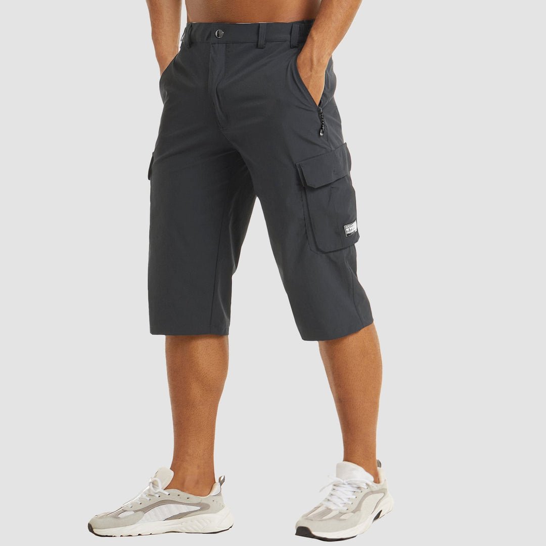 Evelyn | Stylish Men's Stretch Cargo Shorts With Utility Pockets