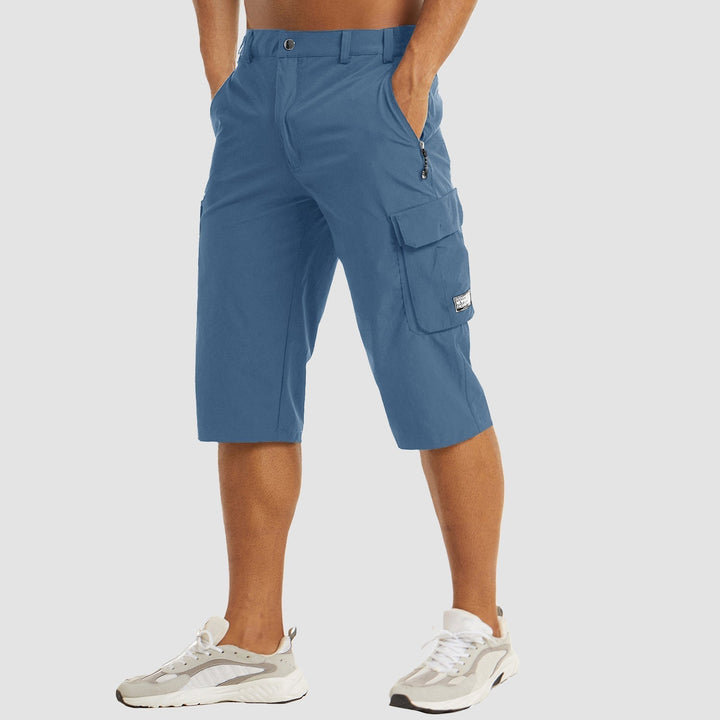 Evelyn | Stylish Men's Stretch Cargo Shorts With Utility Pockets