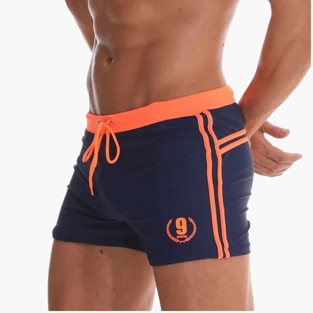 Nina | Stylish Athletic Swim Shorts With Drawstring Waistband