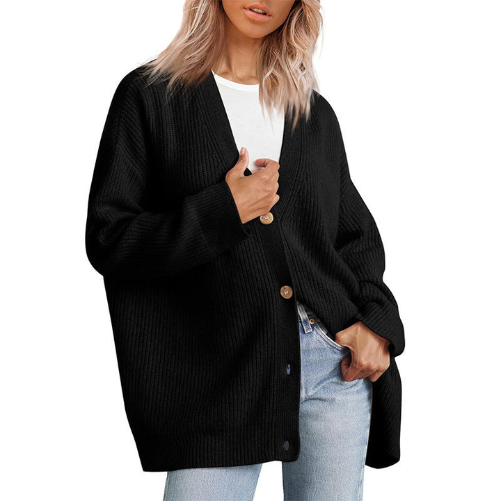 Cordelia | Elegant Oversized Ribbed Cardigan Women