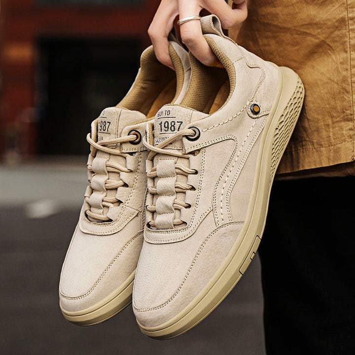 Sophia | Elegant Italian Suede Cushioned Comfort Sneakers