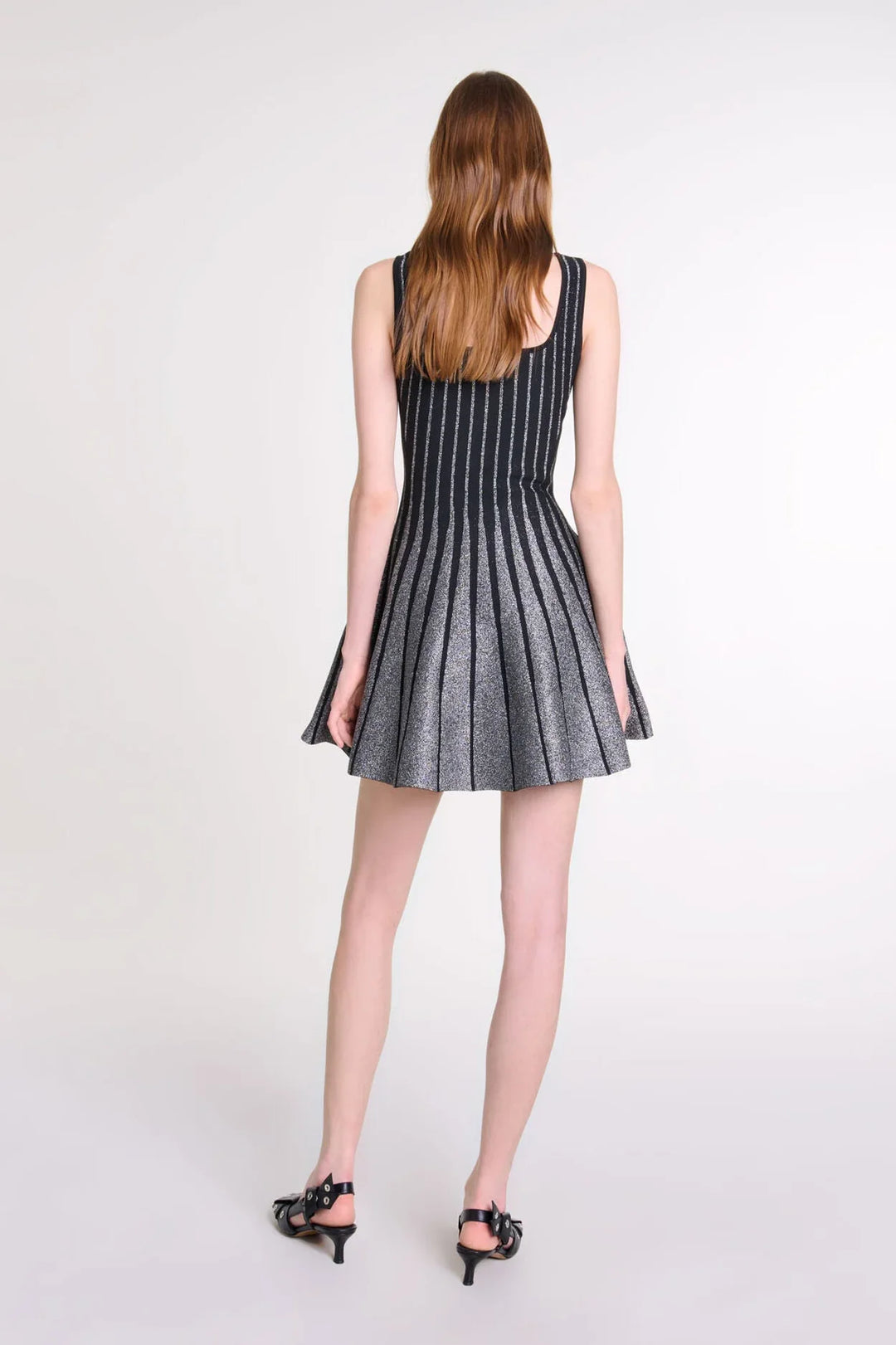Aurelia | Elegant Square Neck Sequin Mini Dress