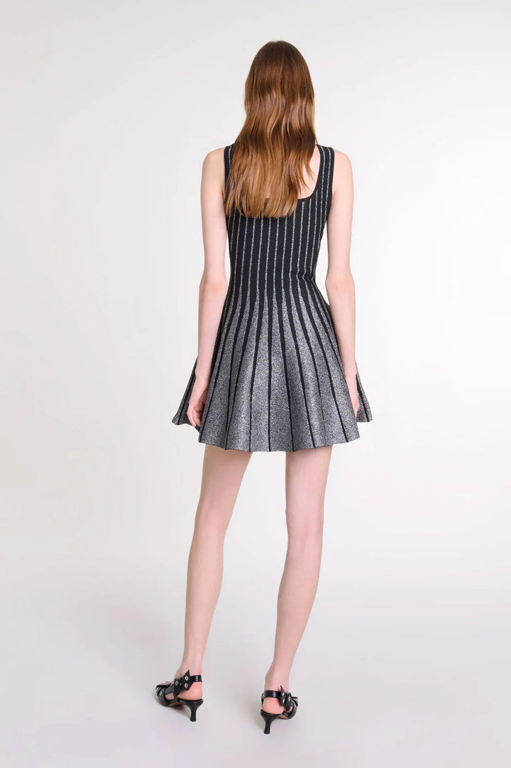 Aurelia | Elegant Square Neck Sequin Mini Dress