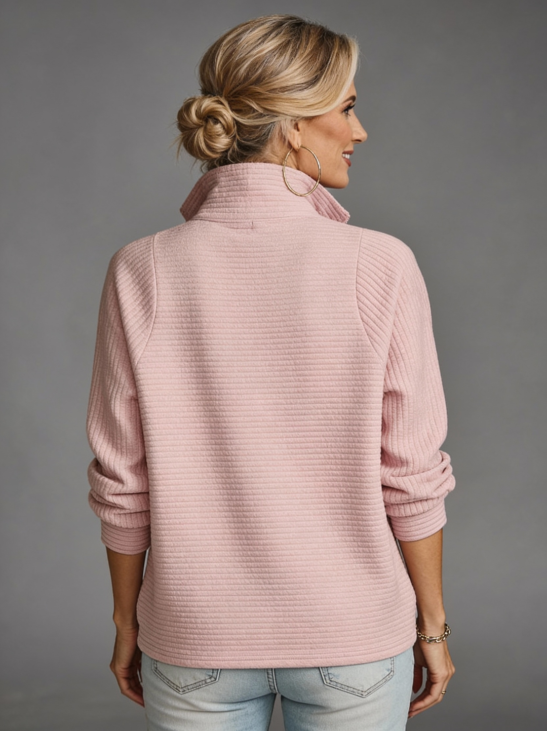 The Marjorie Sweater — Elegant V-Neck