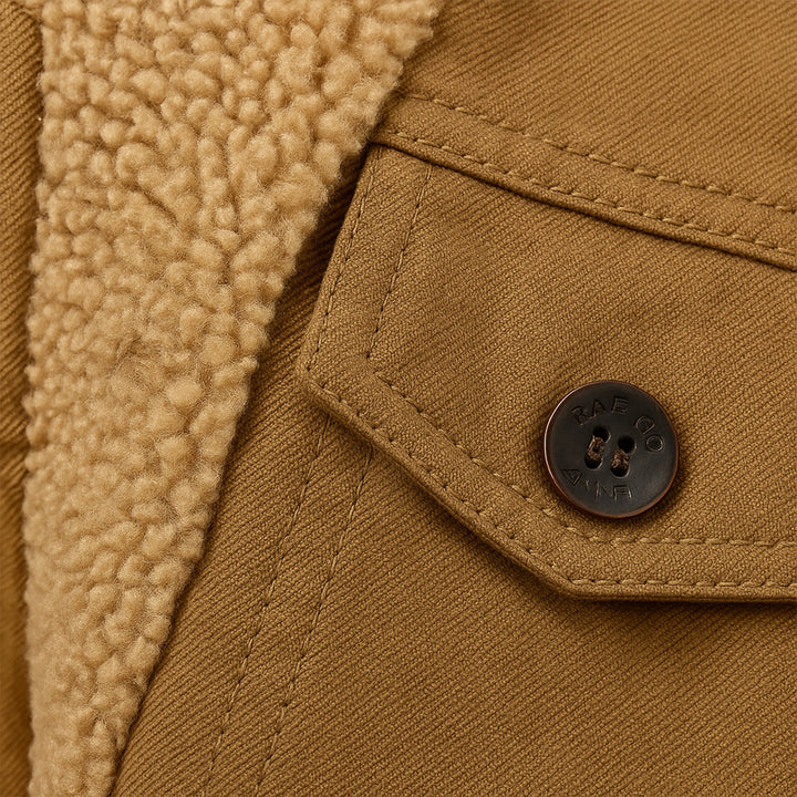 Margot | Stylish Fleece Lined Winter Jacket With Button Details