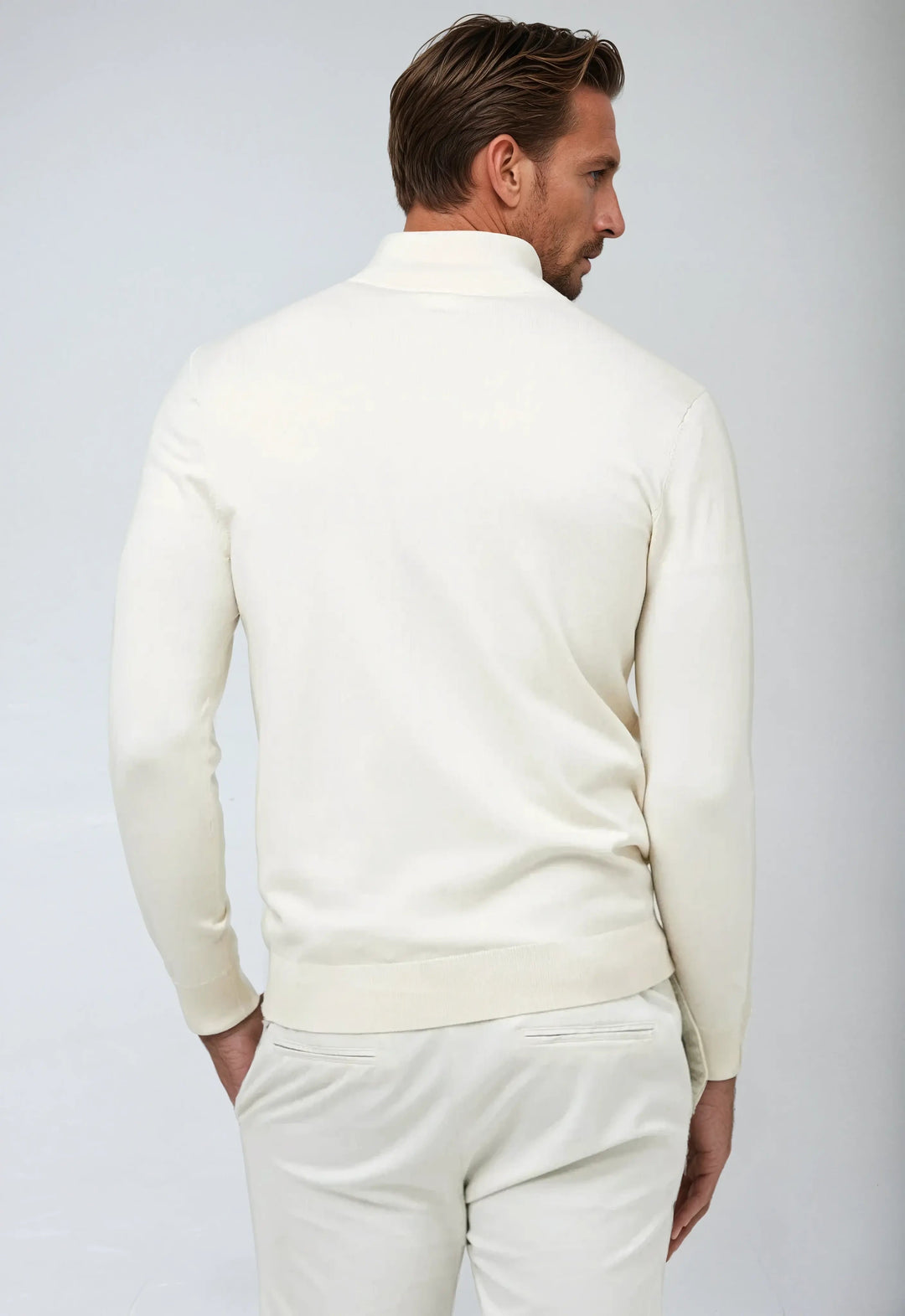 Michael | Men’s Half Zip Classic Style Sweatshirt