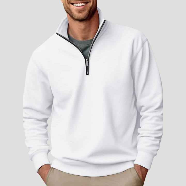 Liam | Men’s Minimal Quarter Zip Sweatshirt