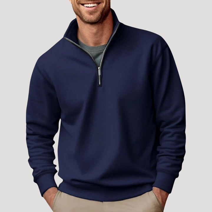 Liam | Men’s Minimal Quarter Zip Sweatshirt