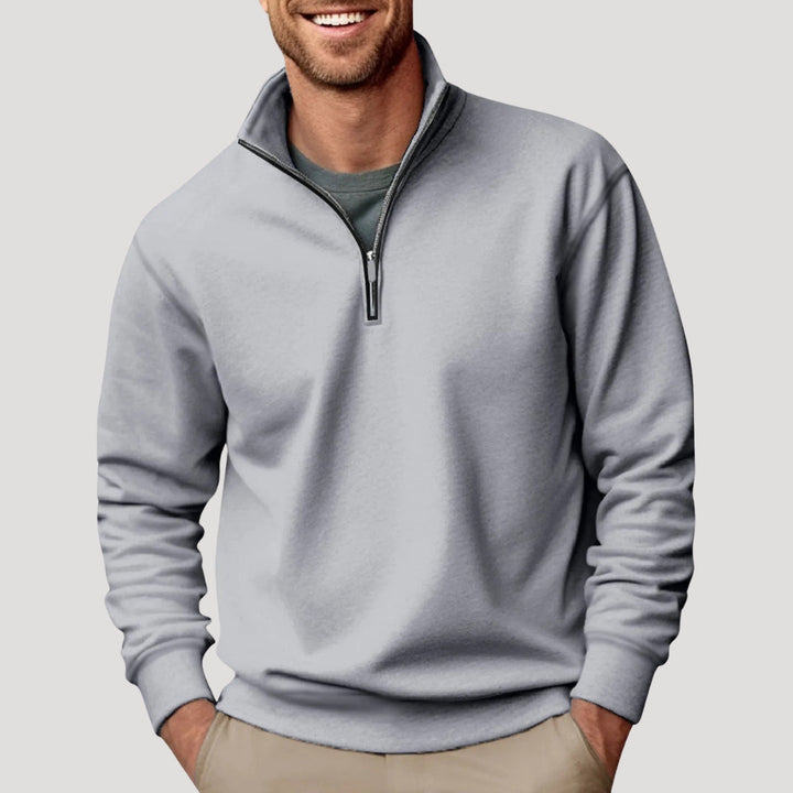 Liam | Men’s Minimal Quarter Zip Sweatshirt
