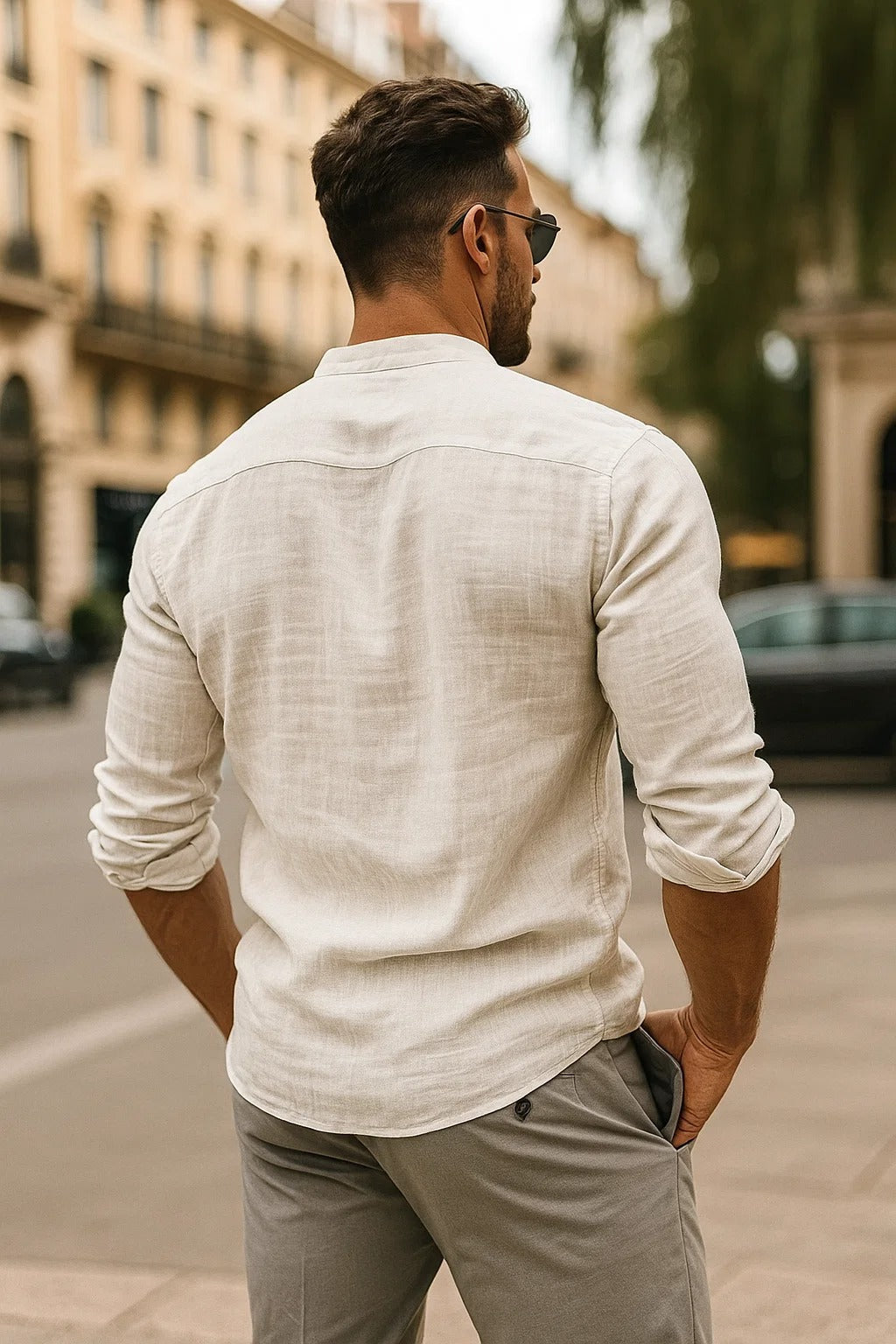Camden | Effortless Men's Linen Button-Up Shirt With Relaxed Fit