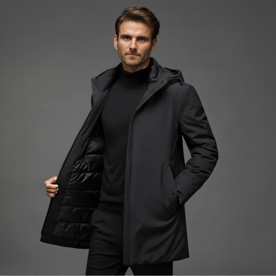 Ava | Elegant Hooded Winter Parka With Warm Insulation