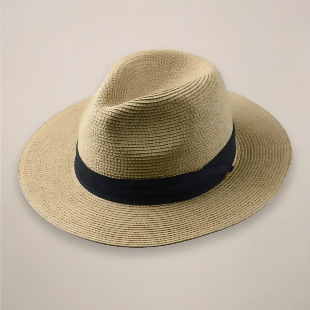Drake | Stylish Handmade Panama Hat Men - Wide Brim Summer