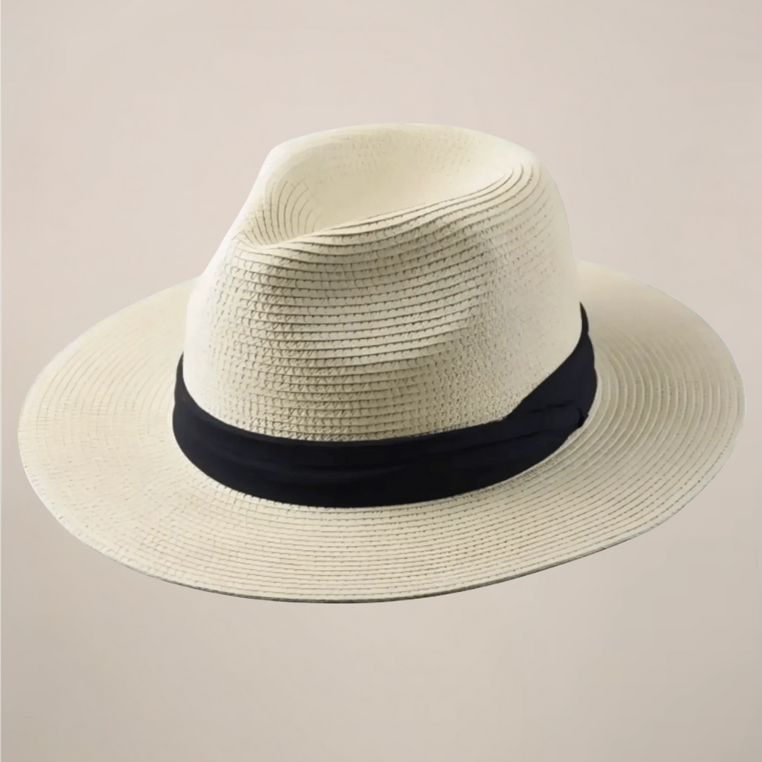 Drake | Stylish Handmade Panama Hat Men - Wide Brim Summer