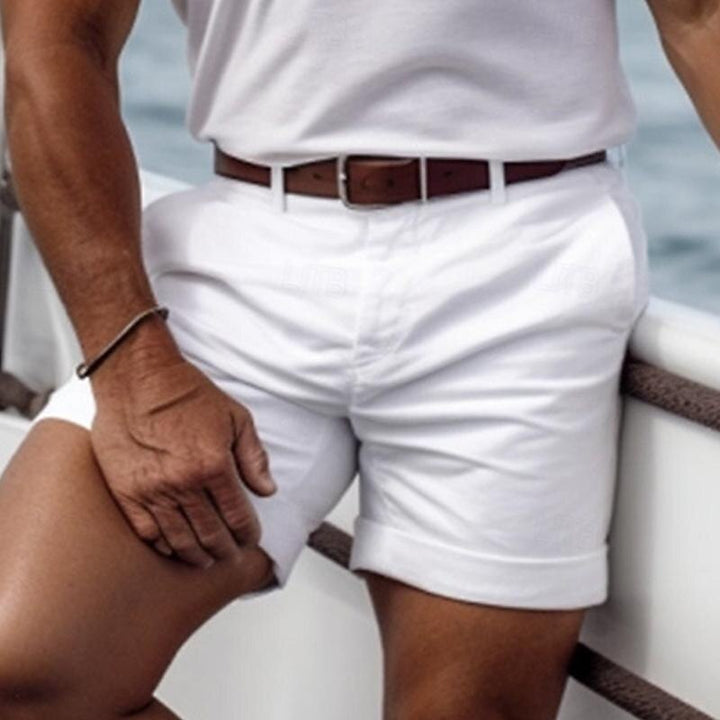 Axel | Stylish Lightweight Summer Shorts Men - Coral Pink