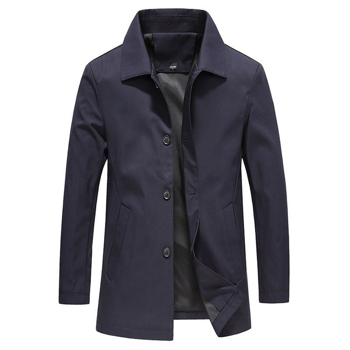 Isabella | Elegant Button-Up Trench Coat With Classic Collar