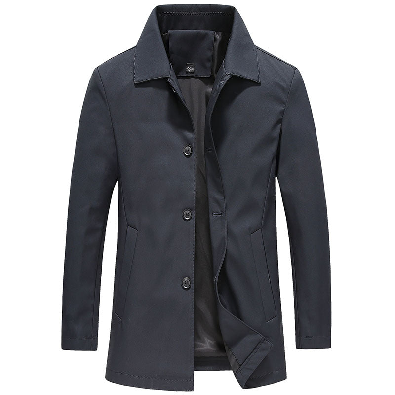 Isabella | Elegant Button-Up Trench Coat With Classic Collar