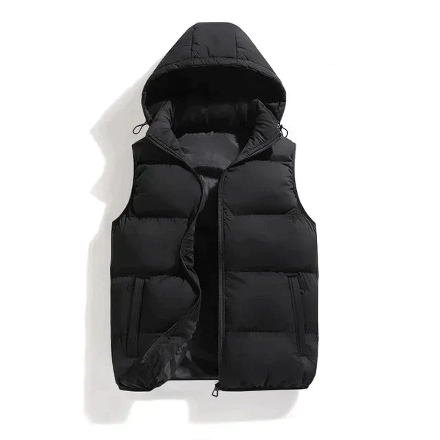 Juliet | Stylish Hooded Padded Bodywarmer Sleeveless Vest