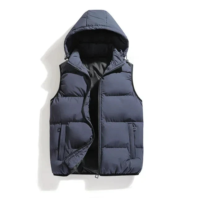 Juliet | Stylish Hooded Padded Bodywarmer Sleeveless Vest