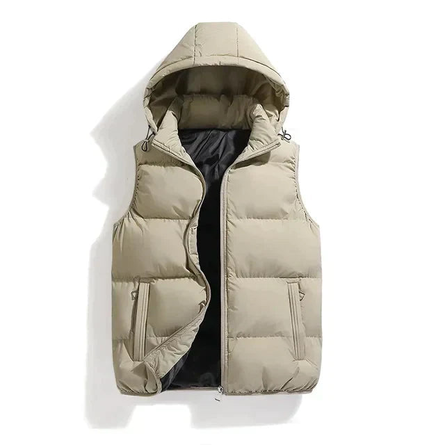 Juliet | Stylish Hooded Padded Bodywarmer Sleeveless Vest