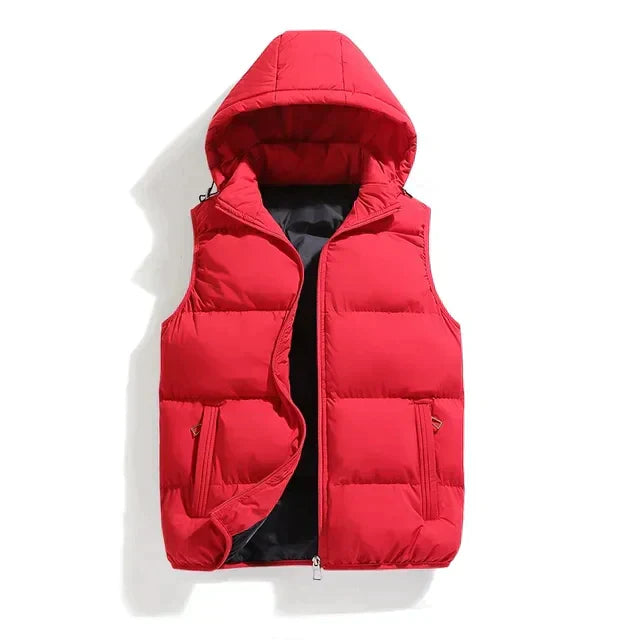 Juliet | Stylish Hooded Padded Bodywarmer Sleeveless Vest