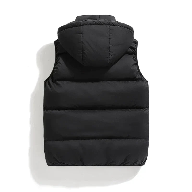 Juliet | Stylish Hooded Padded Bodywarmer Sleeveless Vest