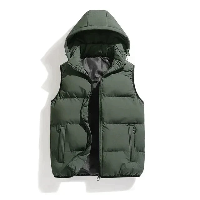 Juliet | Stylish Hooded Padded Bodywarmer Sleeveless Vest