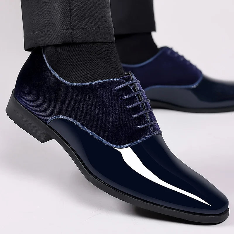 Damon | Elegant Patent Leather Oxford Dress Shoes Men