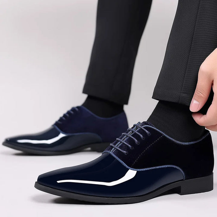 Damon | Elegant Patent Leather Oxford Dress Shoes Men