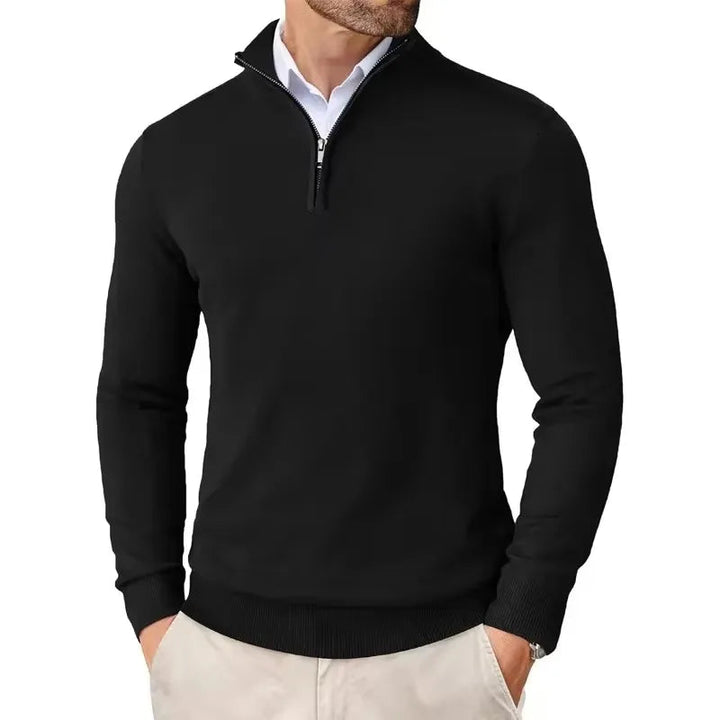 Lily | Stylish Quarter Zip Pullover Sweater For Men