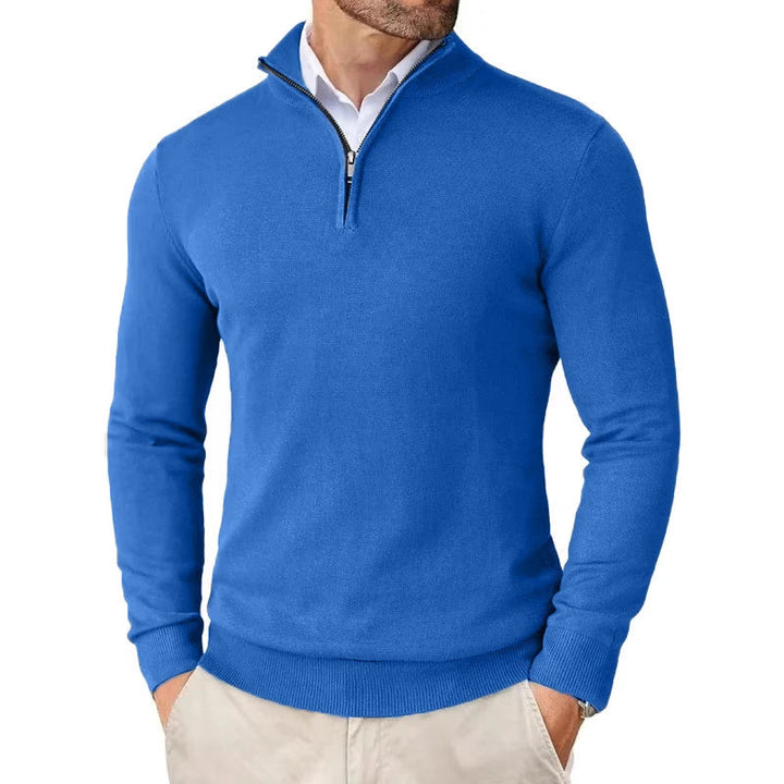 Lily | Stylish Quarter Zip Pullover Sweater For Men