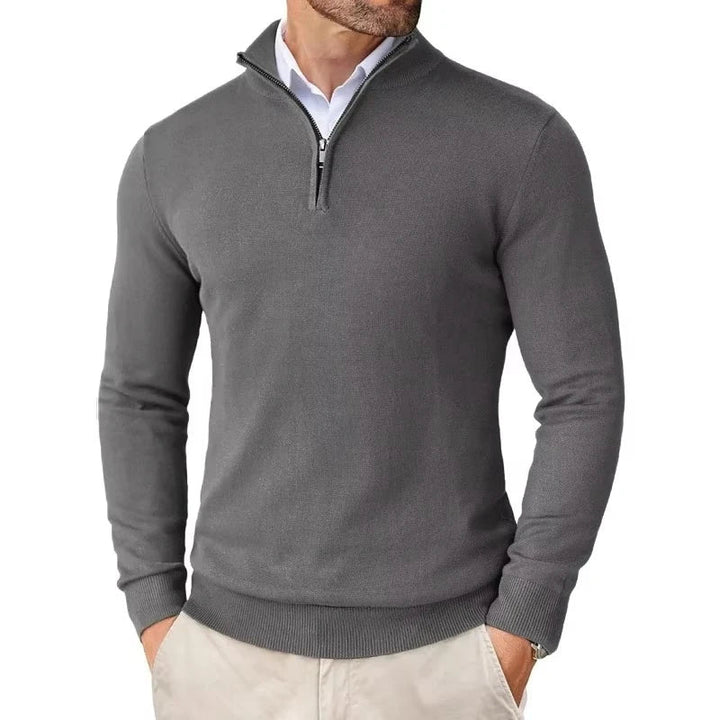 Lily | Stylish Quarter Zip Pullover Sweater For Men