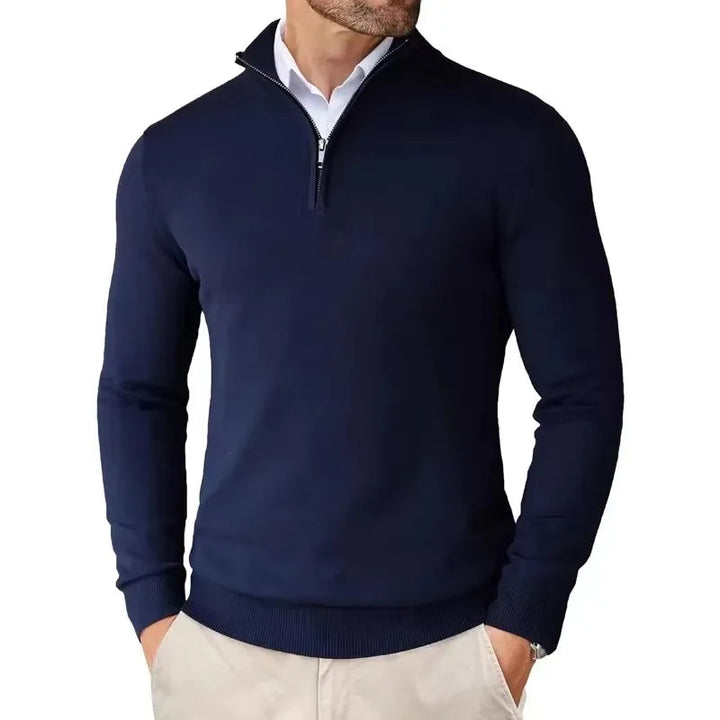 Lily | Stylish Quarter Zip Pullover Sweater For Men
