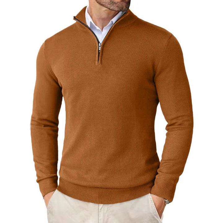 Lily | Stylish Quarter Zip Pullover Sweater For Men