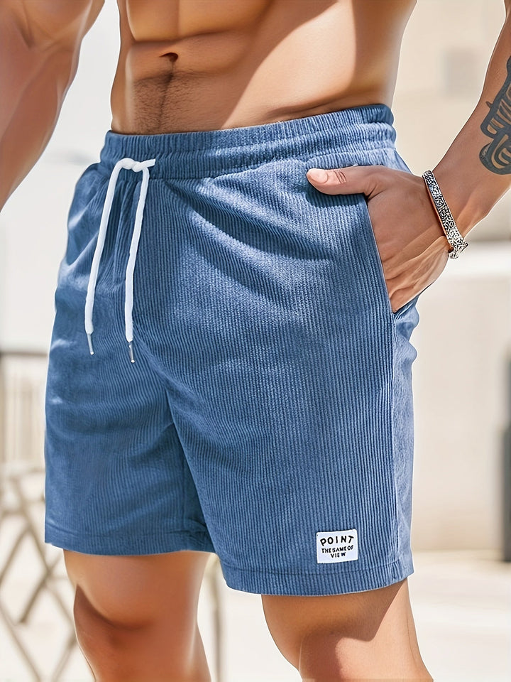 Zoe | Stylish Corduroy Swim Shorts With Drawstring