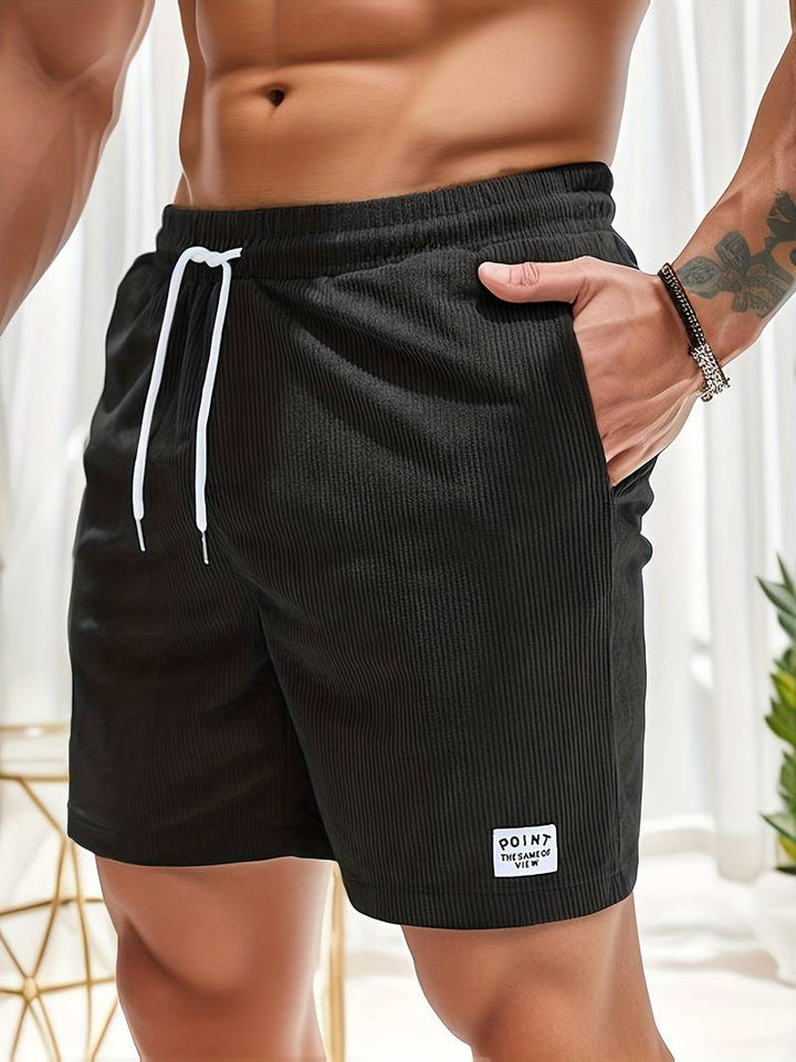 Zoe | Stylish Corduroy Swim Shorts With Drawstring