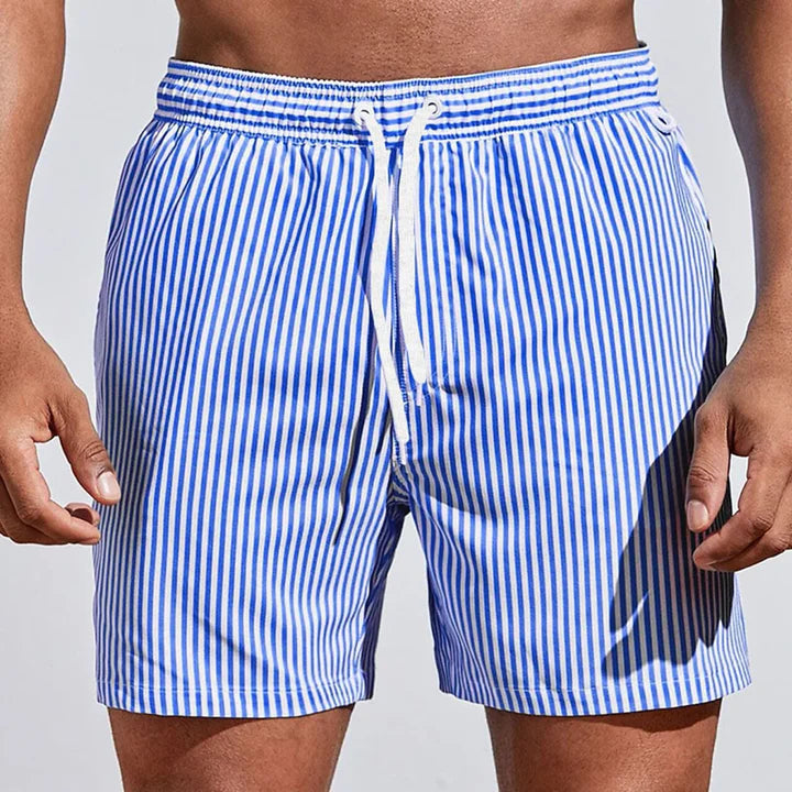 Camille | Stylish Striped Quick-Dry Swim Shorts