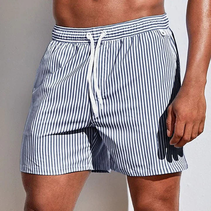 Camille | Stylish Striped Quick-Dry Swim Shorts