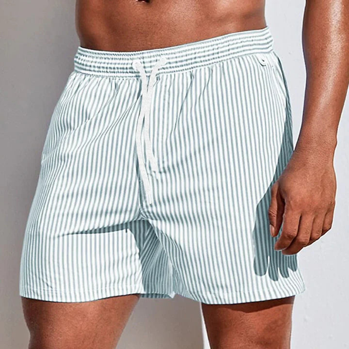 Camille | Stylish Striped Quick-Dry Swim Shorts