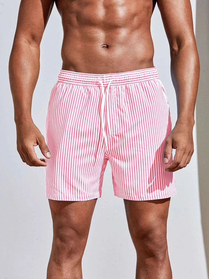 Camille | Stylish Striped Quick-Dry Swim Shorts
