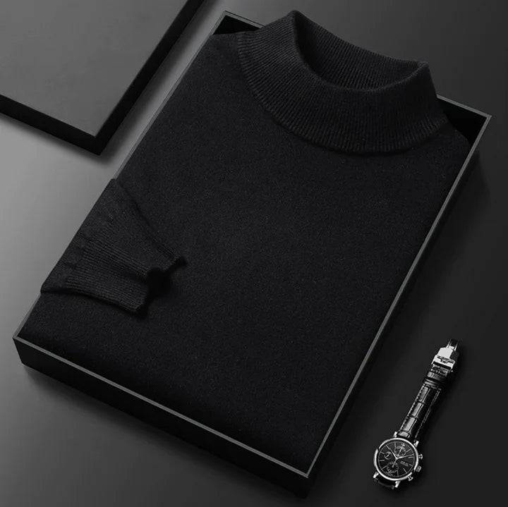 Sophia | Elegant Turtleneck Pullover Sweater Men's Knitwear
