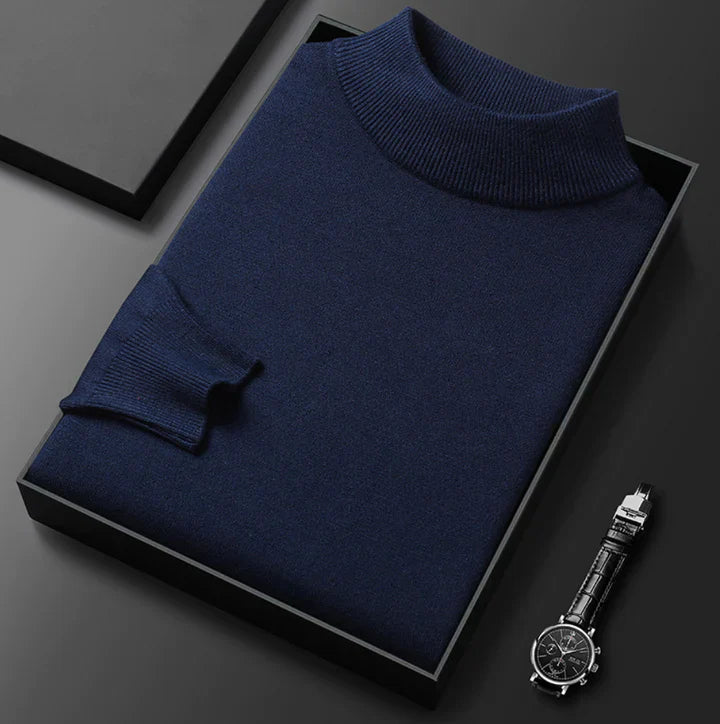 Sophia | Elegant Turtleneck Pullover Sweater Men's Knitwear