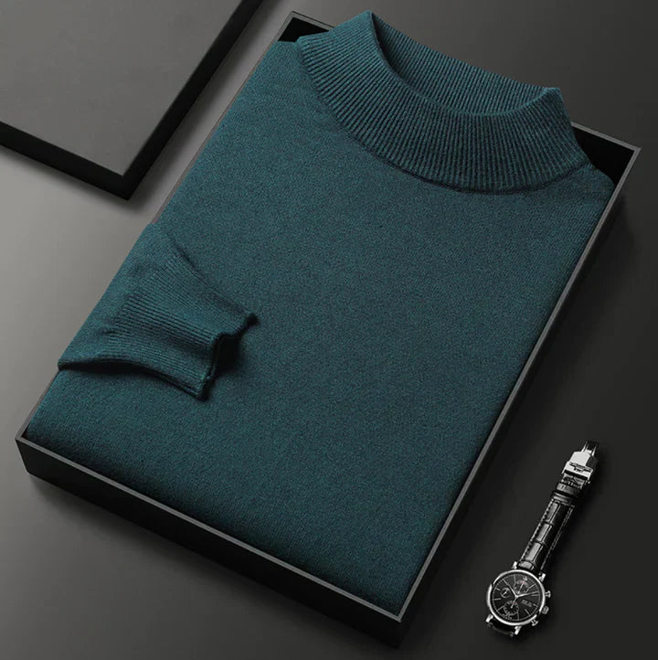 Sophia | Elegant Turtleneck Pullover Sweater Men's Knitwear