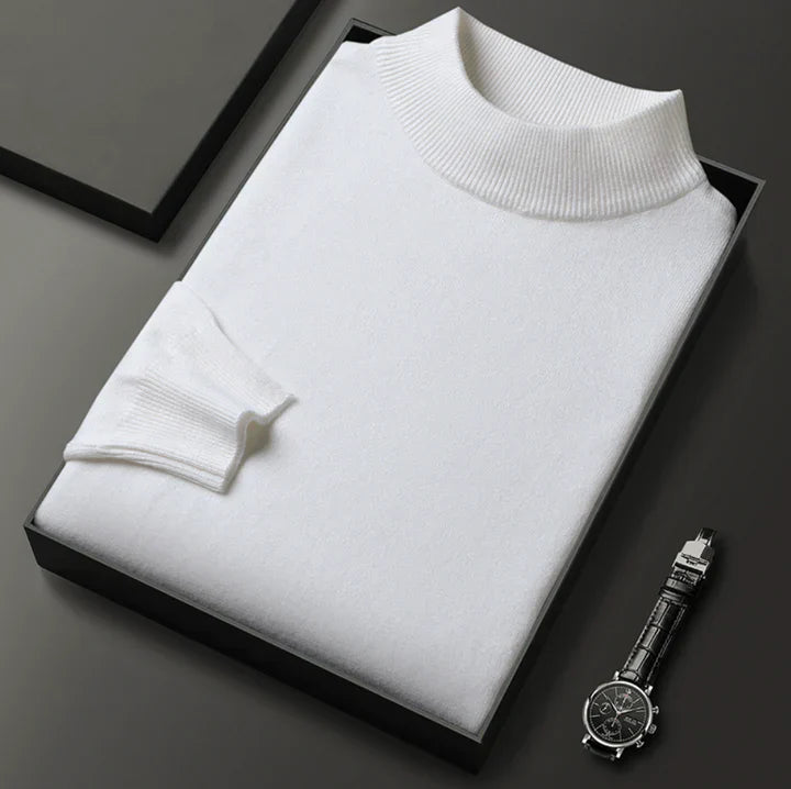 Sophia | Elegant Turtleneck Pullover Sweater Men's Knitwear