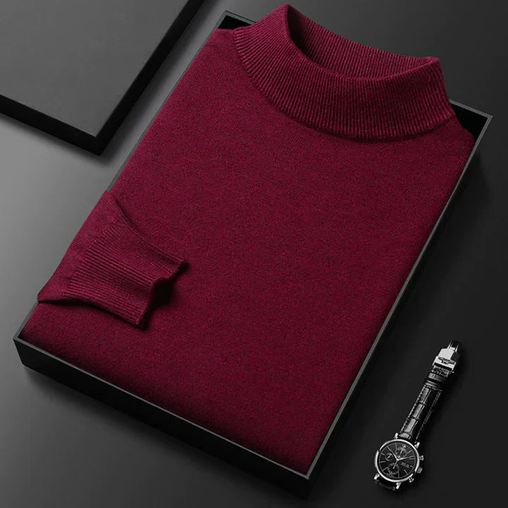 Sophia | Elegant Turtleneck Pullover Sweater Men's Knitwear