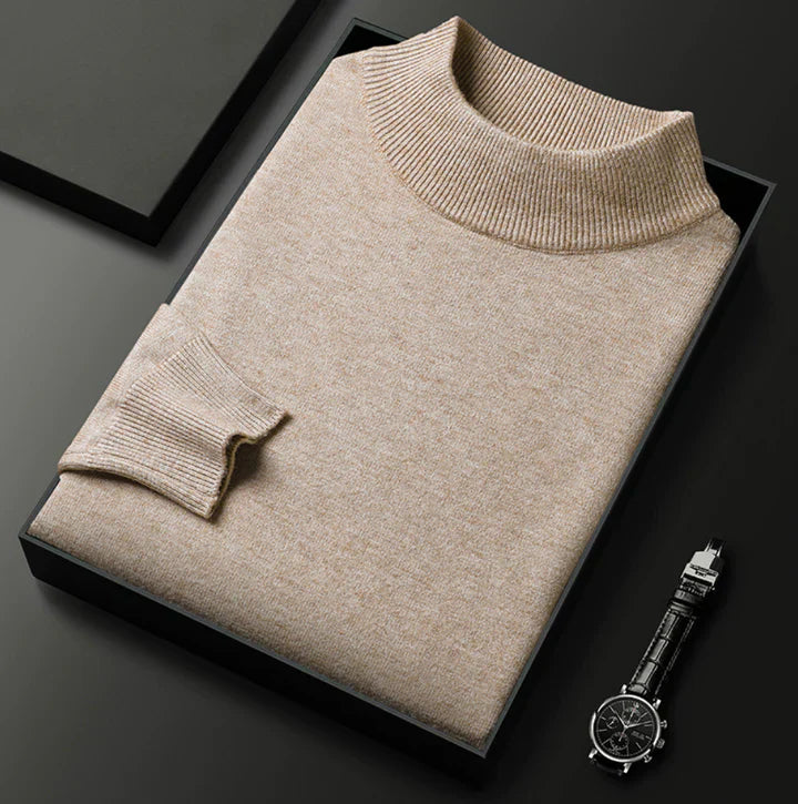 Sophia | Elegant Turtleneck Pullover Sweater Men's Knitwear