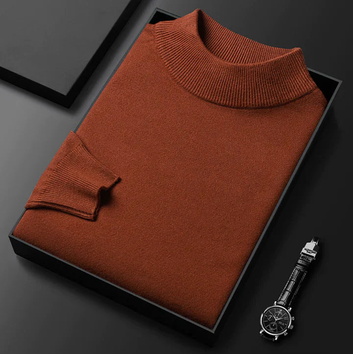 Sophia | Elegant Turtleneck Pullover Sweater Men's Knitwear